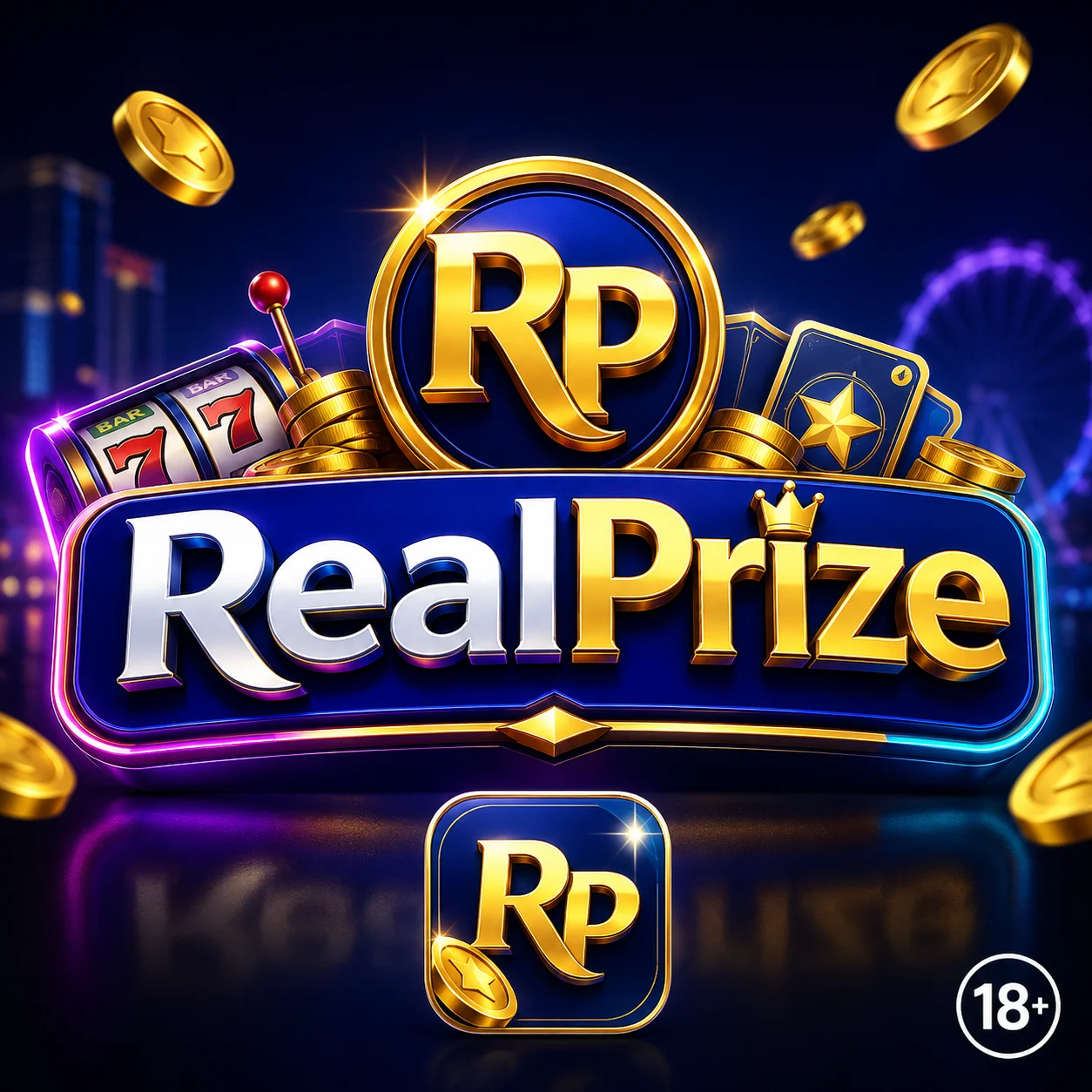 RealPrize Casino brand logo — US social sweepstakes casino reviewed for 2026
